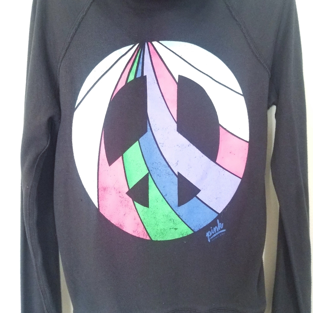 Vintage Victoria secret peace hoodie M